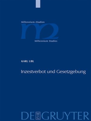 cover image of Inzestverbot und Gesetzgebung